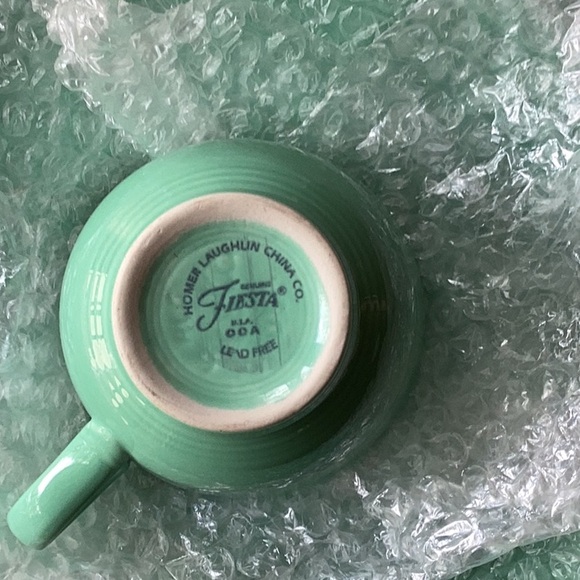 π§ββοΈ Fiesta 5-piece Place Setting FIESTA WARE SEA MIST RETIRED DEADSTOCK - Picture 10 of 16